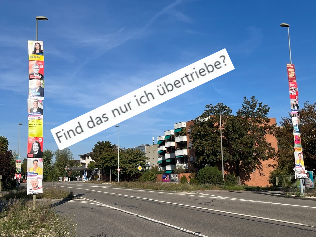 Die Plakatflut im Baselbiet erhitzt die Gemüter