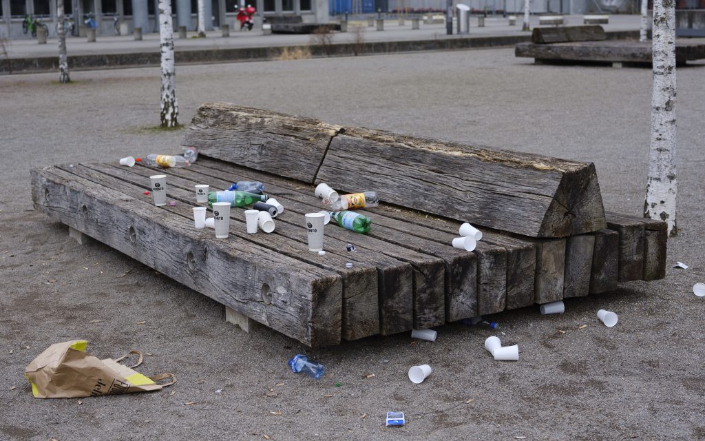 Littering nimmt in der Schweiz weiter ab