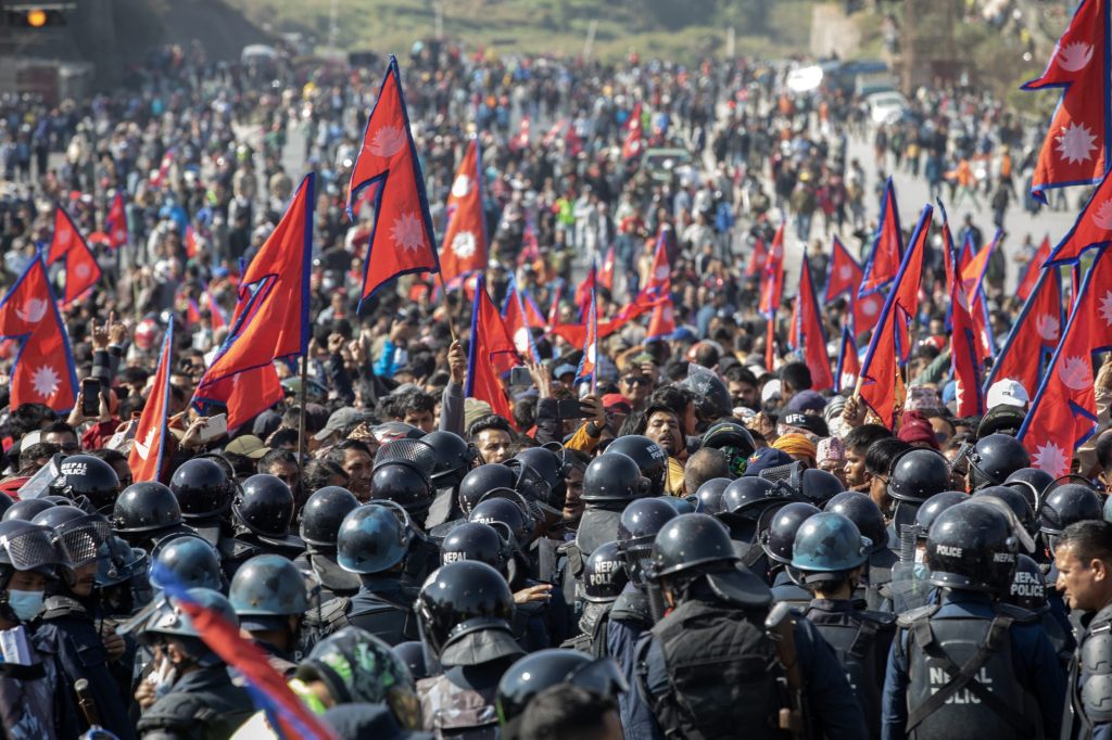Tausende fordern Wiedereinführung der Monarchie in Nepal