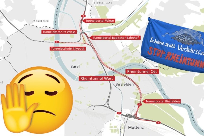 SP Basel-Stadt stellt sich gegen den Rheintunnel