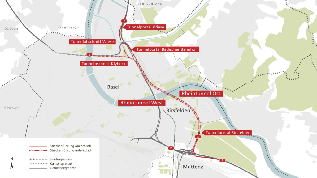Milliarden-Projekt Rheintunnel rückt einen Schritt näher