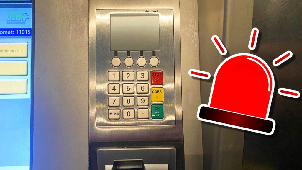 Vorsicht am Billettautomaten: Deine Kreditkarte könnte eingezogen werden