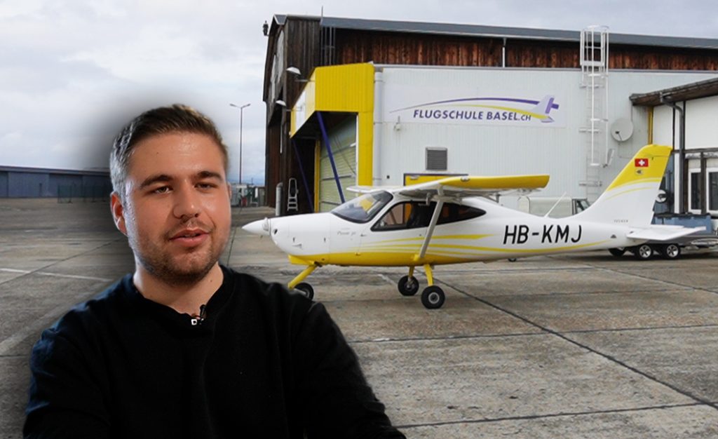 Über den Wolken: Nico Scheidegger macht seinen Traum zum Beruf