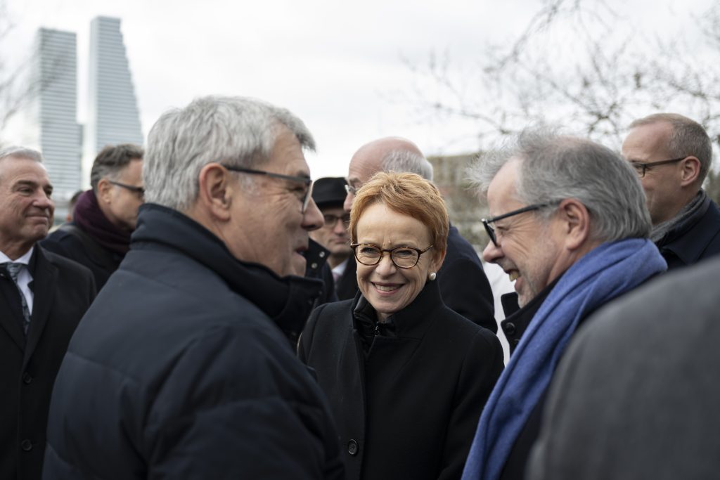 Grosse Sause für Eva Herzog in ihrer Heimatstadt