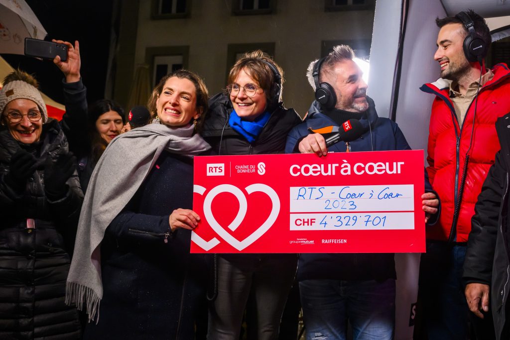 Aktion Coeur à coeur sammelt über 4,3 Millionen Franken für Kinder
