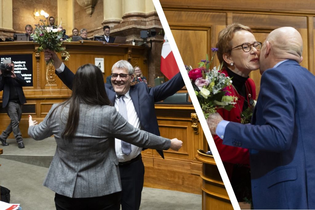 Nussbaumer und Herzog an die Spitze des Parlaments gewählt 