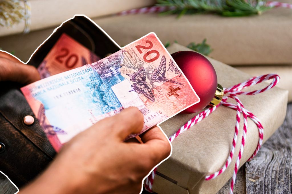 Das Weihnachts-Portemonnaie der Schweizer ist dieses Jahr kleiner