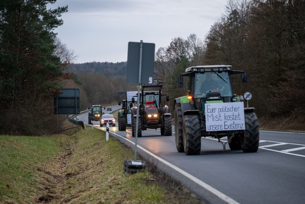 Höhepunkt der deutschen Bauernproteste: Grossdemo in Berlin