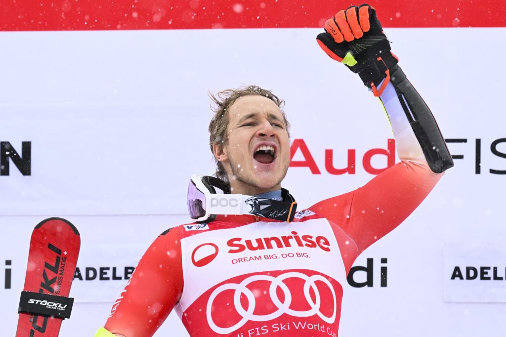 Marco Odermatt triumphiert zum dritten Mal in Folge in Adelboden