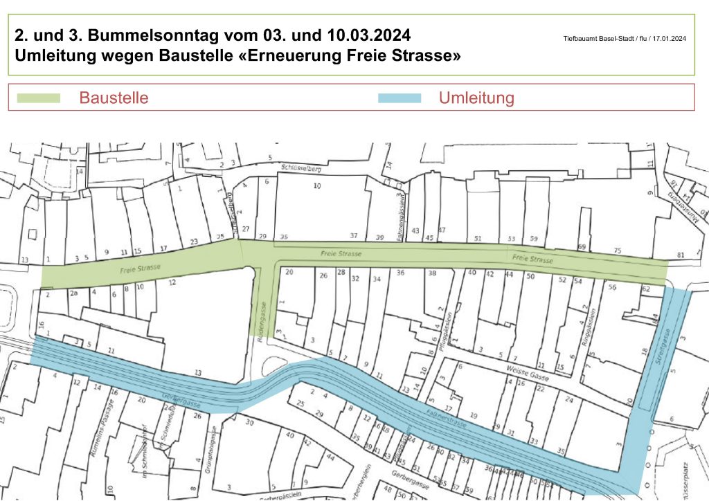 An zwei Bummelsonntagen geht's nicht durch die Freie Strasse