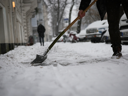 Der Winterdienst für die Trottoirs verzögert sich