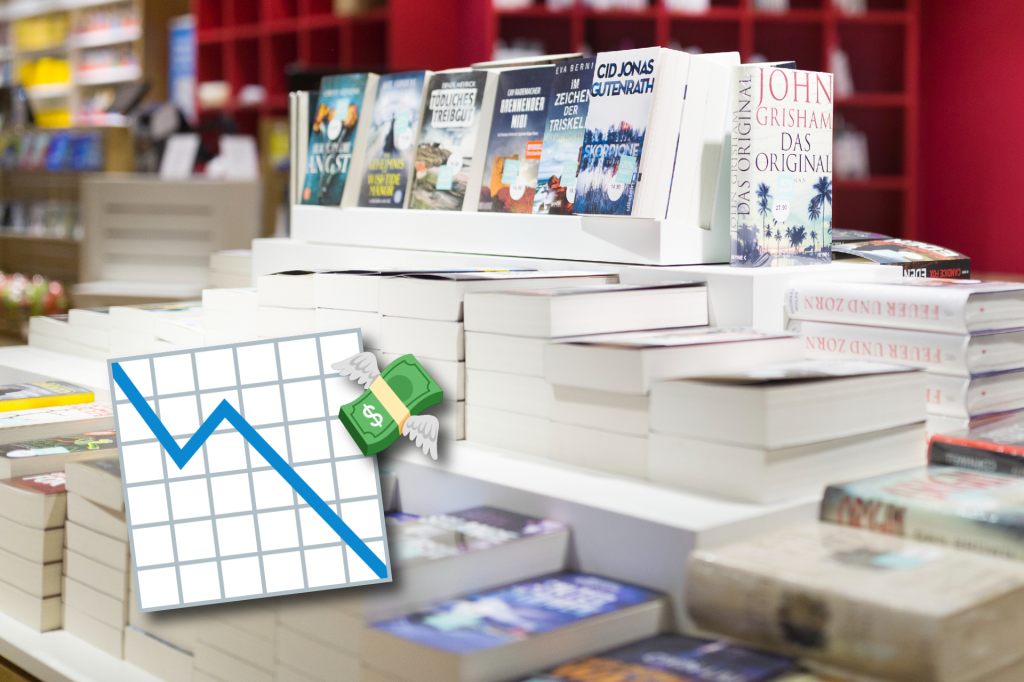 Buchhandel hat sich 2023 mit Preissteigerungen über Wasser gehalten