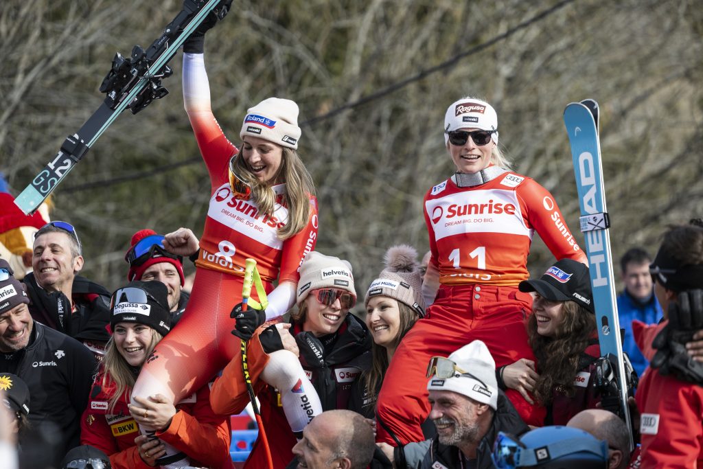 Lara Gut-Behrami und Jasmine Flury feiern Doppelerfolg in Crans-Montana