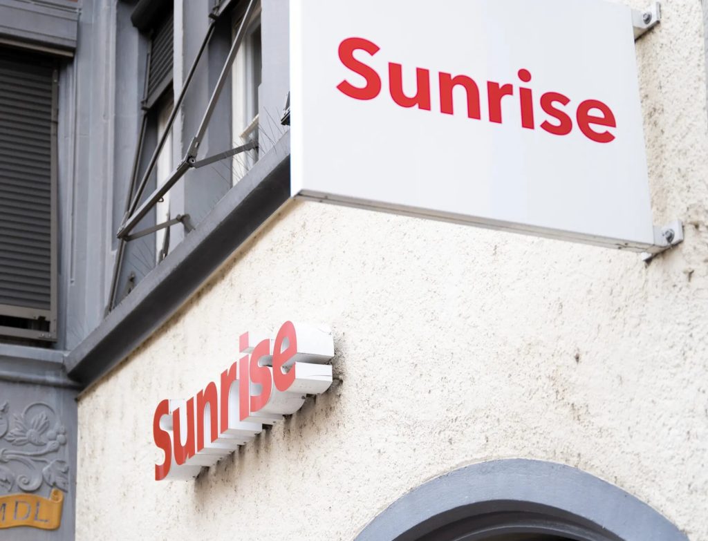 Sunrise schreibt weniger Gewinn &#8211; doch der Umsatz ist stabil