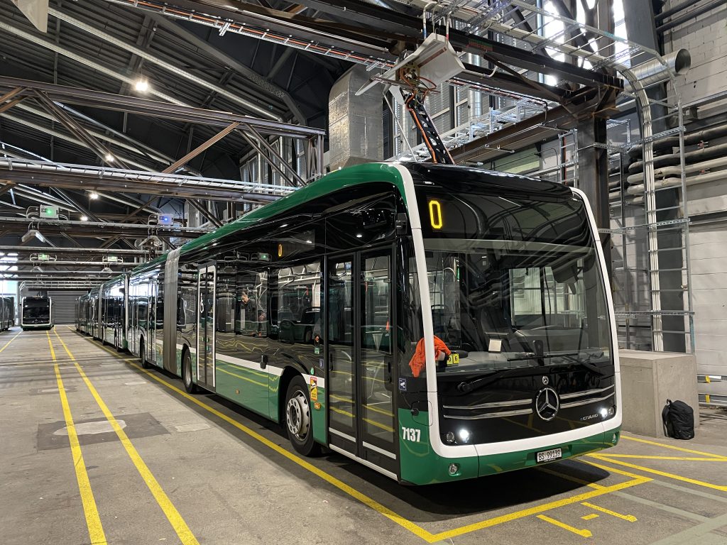 BVB bauen für ihre E-Busse die grösste Indoorladeanlage Europas