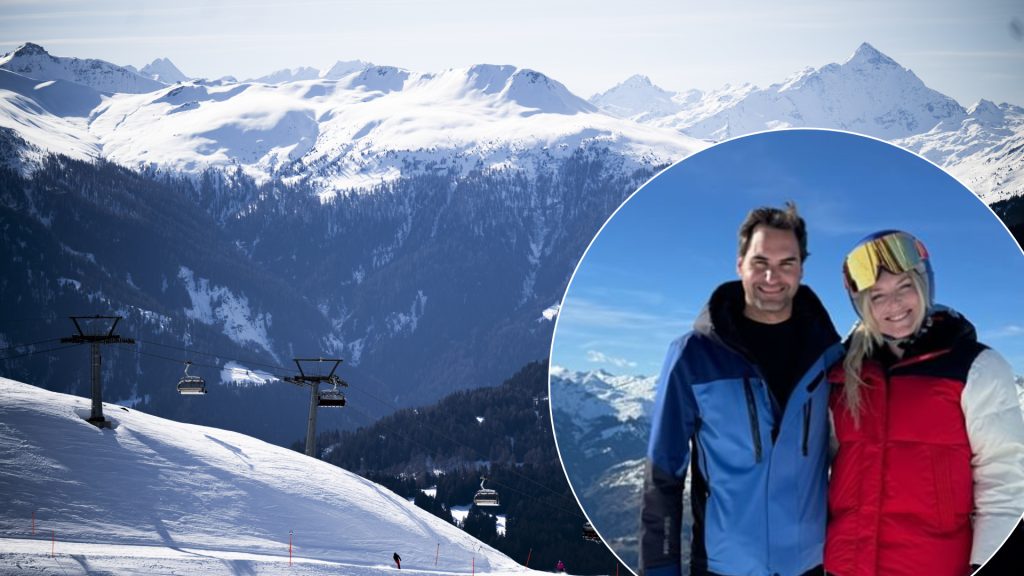 Vonn und Federer gemeinsam auf der Skipiste