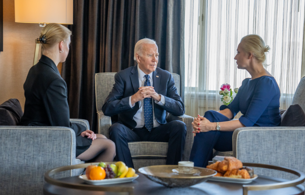 Joe Biden trifft Frau und Tochter Nawalnys