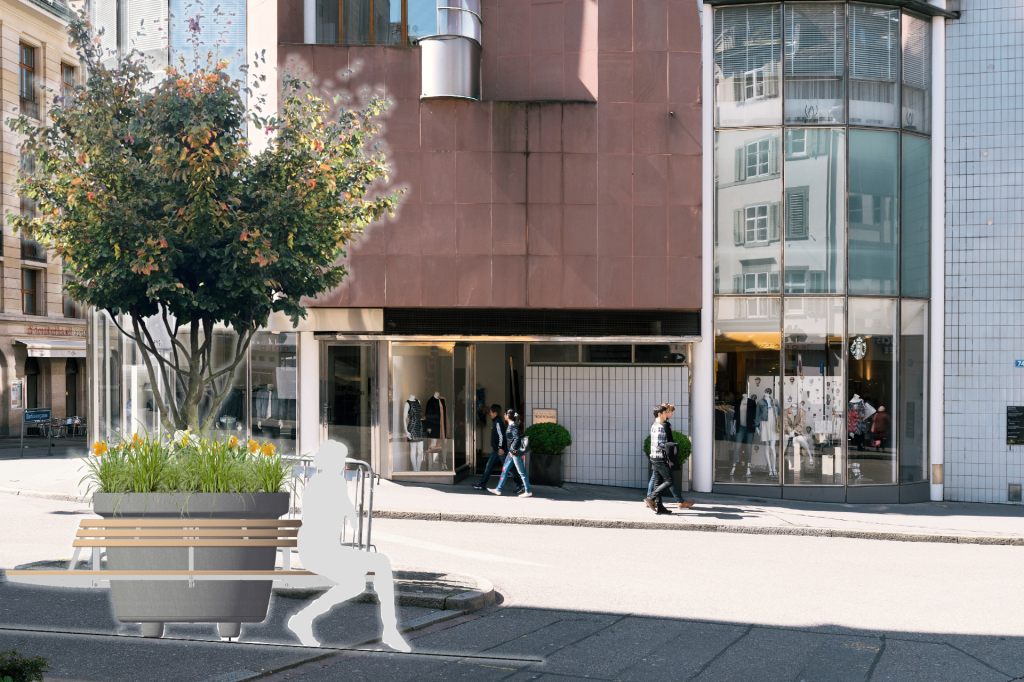 Freie Strasse wird grüner