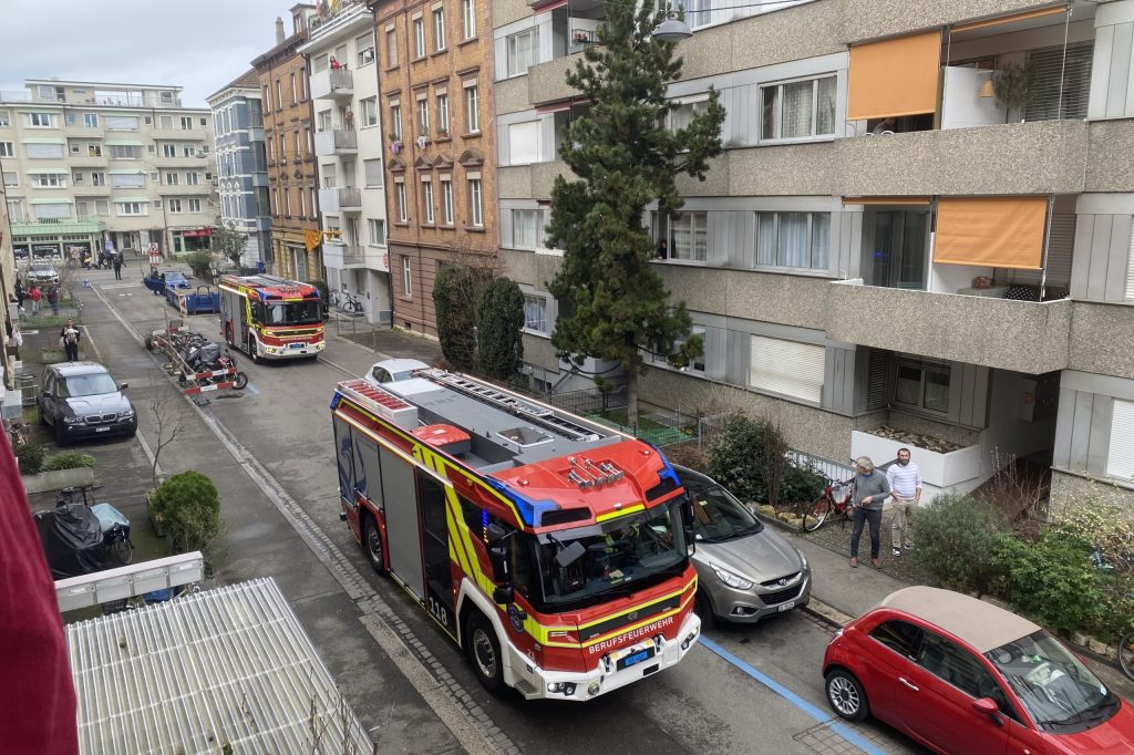 Rettungseinsatz im Matthäusquartier