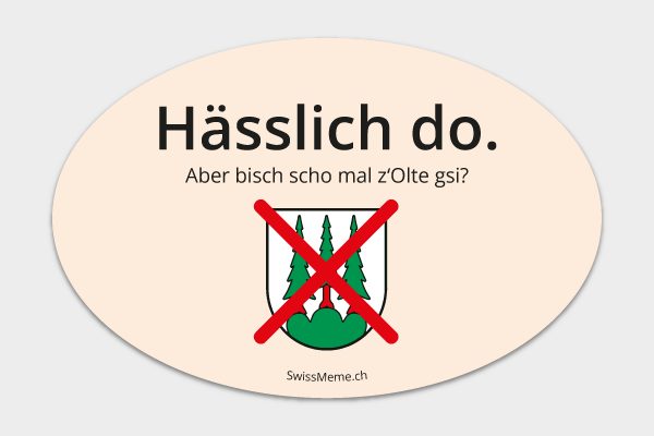 «Hässlich do – aber bisch scho mal z&#8217;Olte gsi?»: Zekis Sticker kommen nicht nur gut an