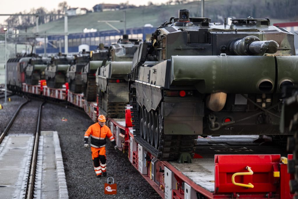 Schweiz exportierte im Jahr 2023 weniger Kriegsmaterial