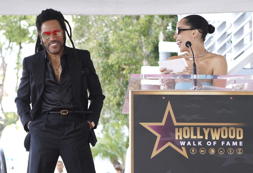 Lenny Kravitz mit Stern auf «Walk of Fame» gefeiert