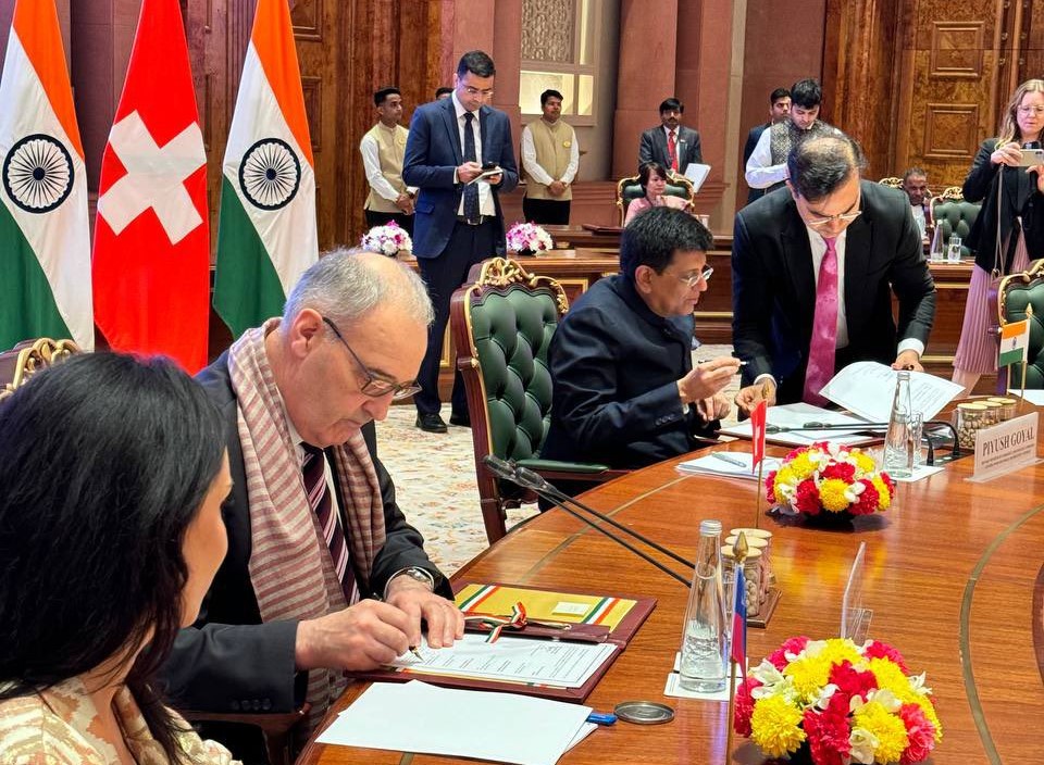 Freihandel: Efta-Staaten unterzeichnen Abkommen mit Indien