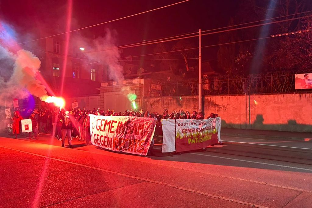 Weltfrauentag in Basel: Unbewilligte Demo zum Weltfrauentag 