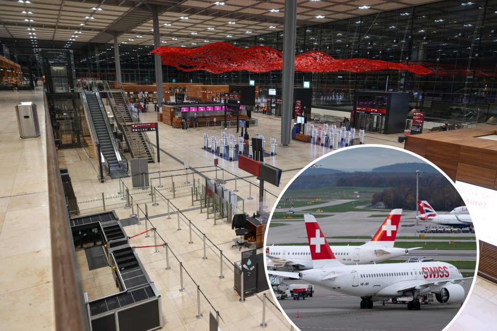 Swiss muss wegen Streik in Deutschland leer in die Schweiz fliegen