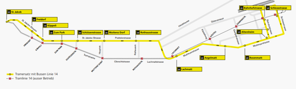 Nächste Baustelle: Hier findest du jetzt deine 14er-Haltestelle