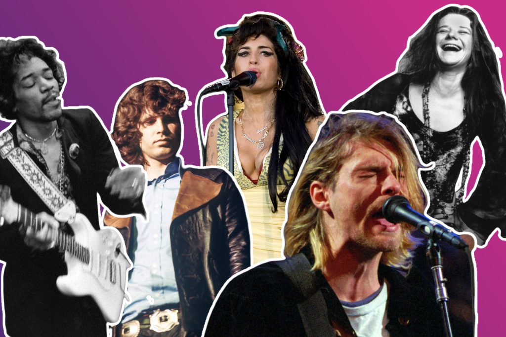 Kurt Cobain und Amy Winehouse: Diese Stars gehören zum fatalen Club 27