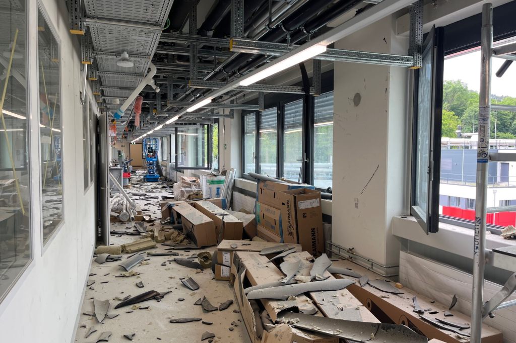 Grosseinsatz in Bubendorf wegen explodierter Leitung
