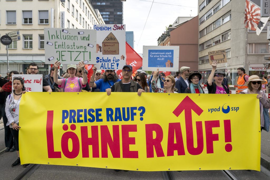 Friedliche 1. Mai Demo – Polizei und Organisatoren sind zufrieden