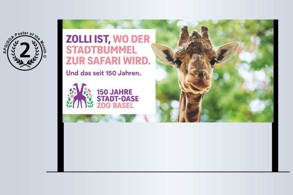 Zoo Basel: Eine Silbermedaille für die Giraffe und das Marketing