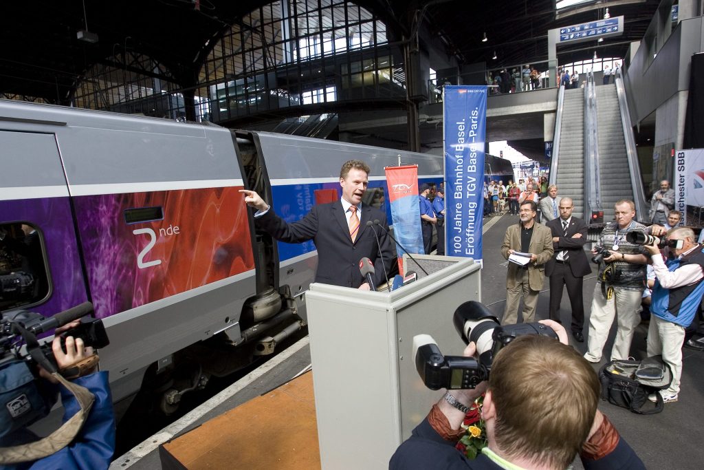 Als der TGV zum ersten Mal von Basel nach Paris fuhr