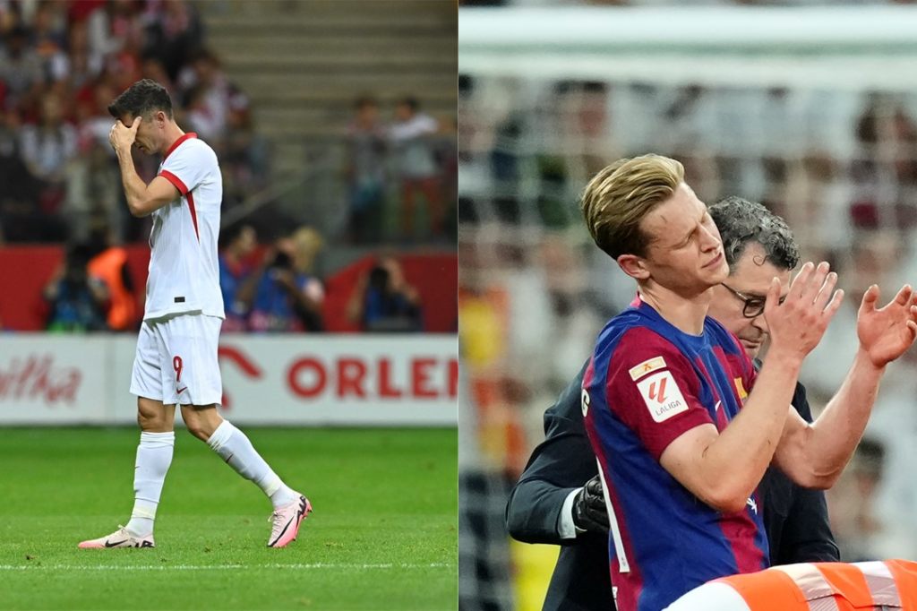 Prominente Verletzte: Lewandowski fürs erste Spiel out – De Jong muss nach Hause