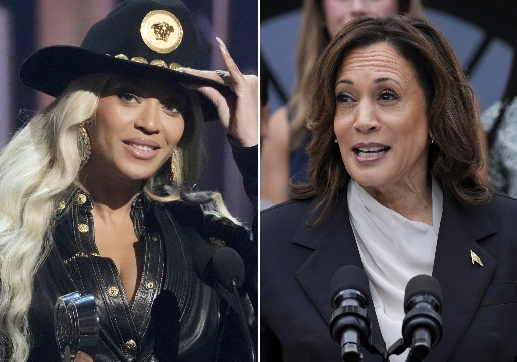 Harris veröffentlicht ersten Wahlspot mit Beyoncé-Song