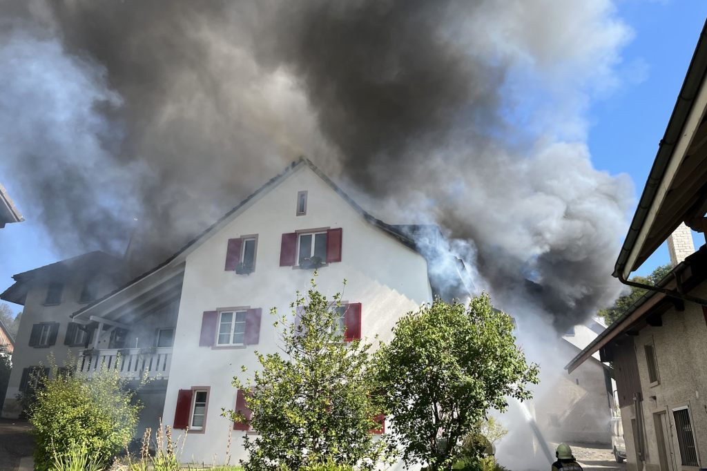 Grossbrand in Buus: «Die Brandursache ist noch nicht geklärt»