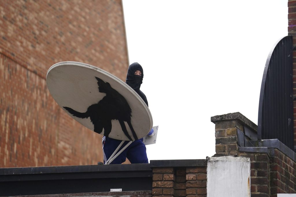 Neues Banksy-Werk aufgetaucht &#8211; und gleich wieder verschwunden