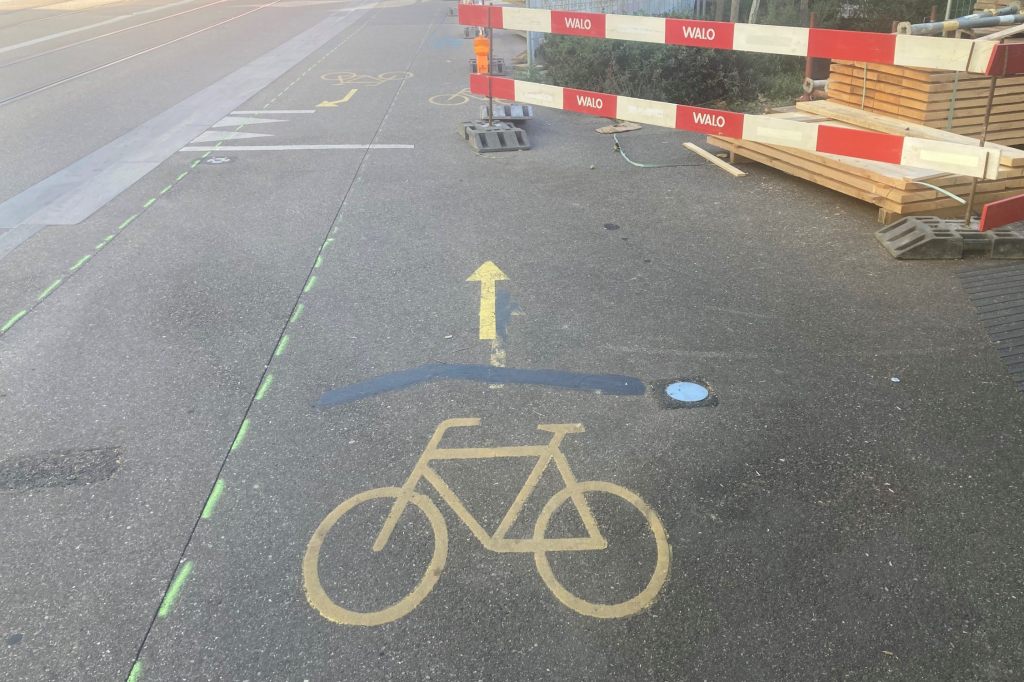 Baustellen in Basel: Mehr Sicherheit für Velofahrende gefordert