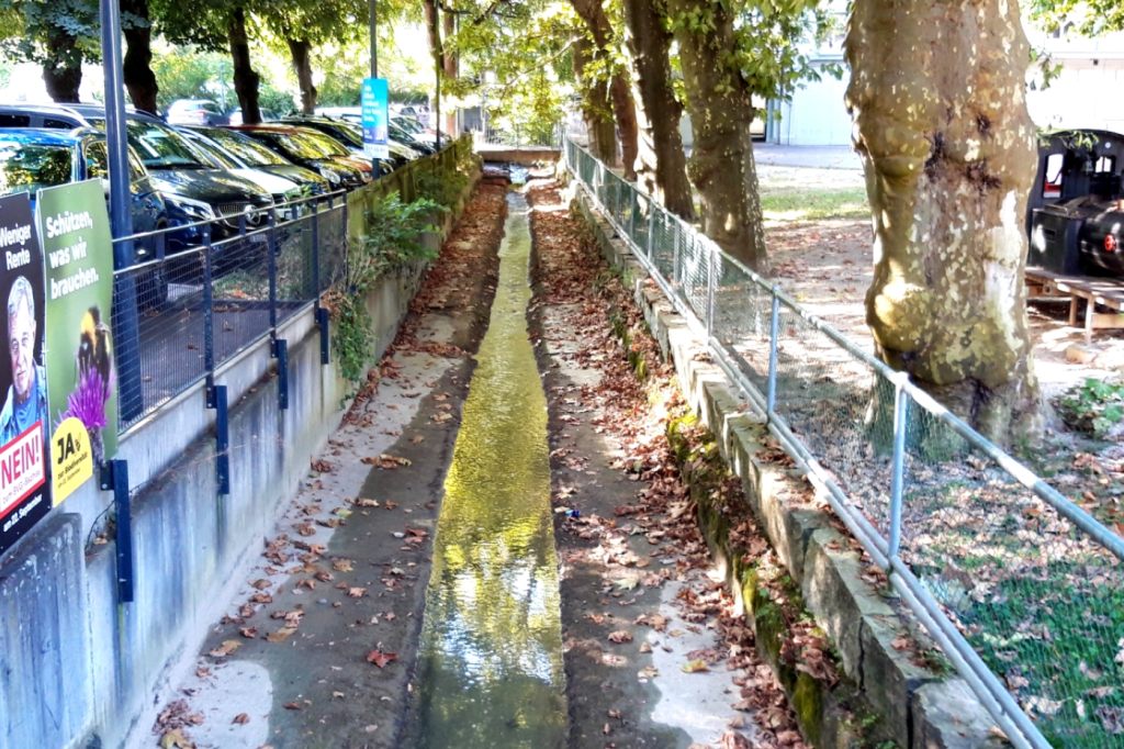 Der Orisbach wird für den Hochwasserschutz gerüstet