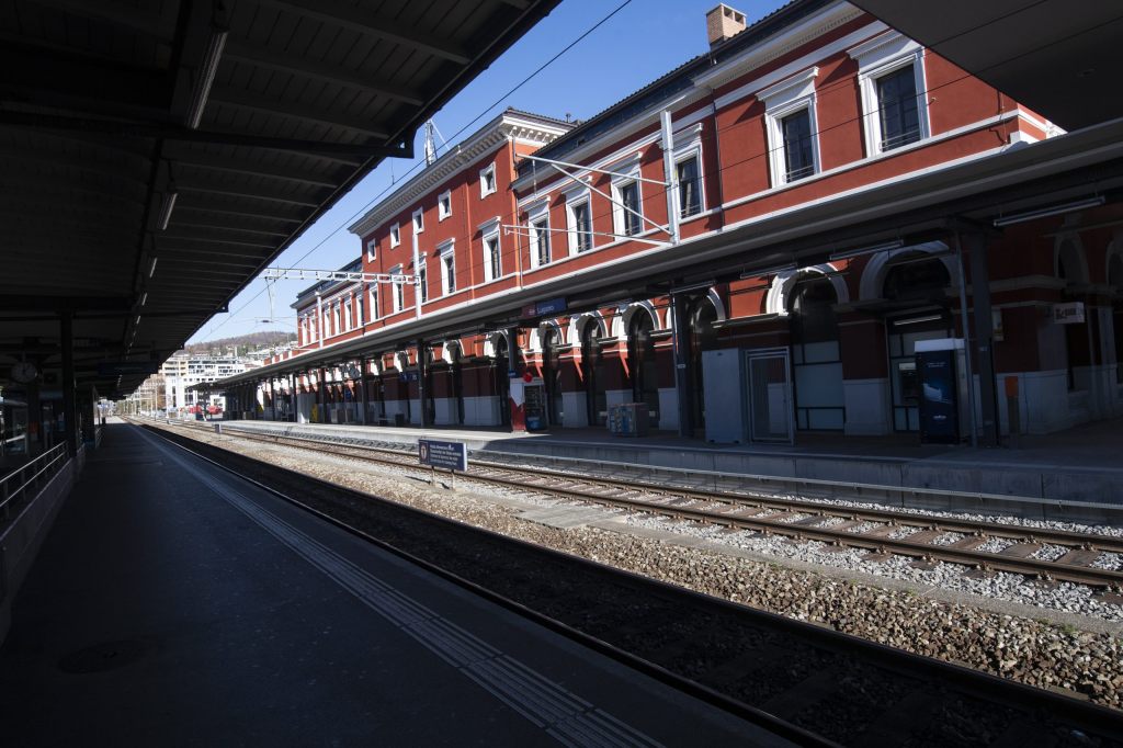 Bahnverkehr in Lugano wegen defekter Weiche eingeschränkt