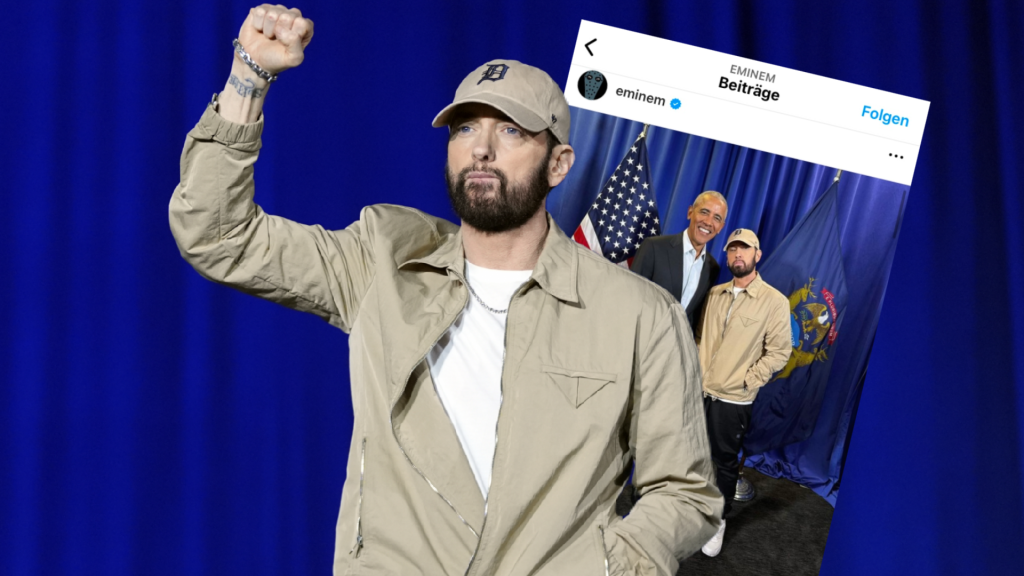 Auch Eminem unterstützt Harris: «Wird Freiheiten schützen»