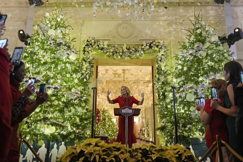 Jill Bidens Weihnachtsdeko: 165&#8217;075 Lichter im Weissen Haus