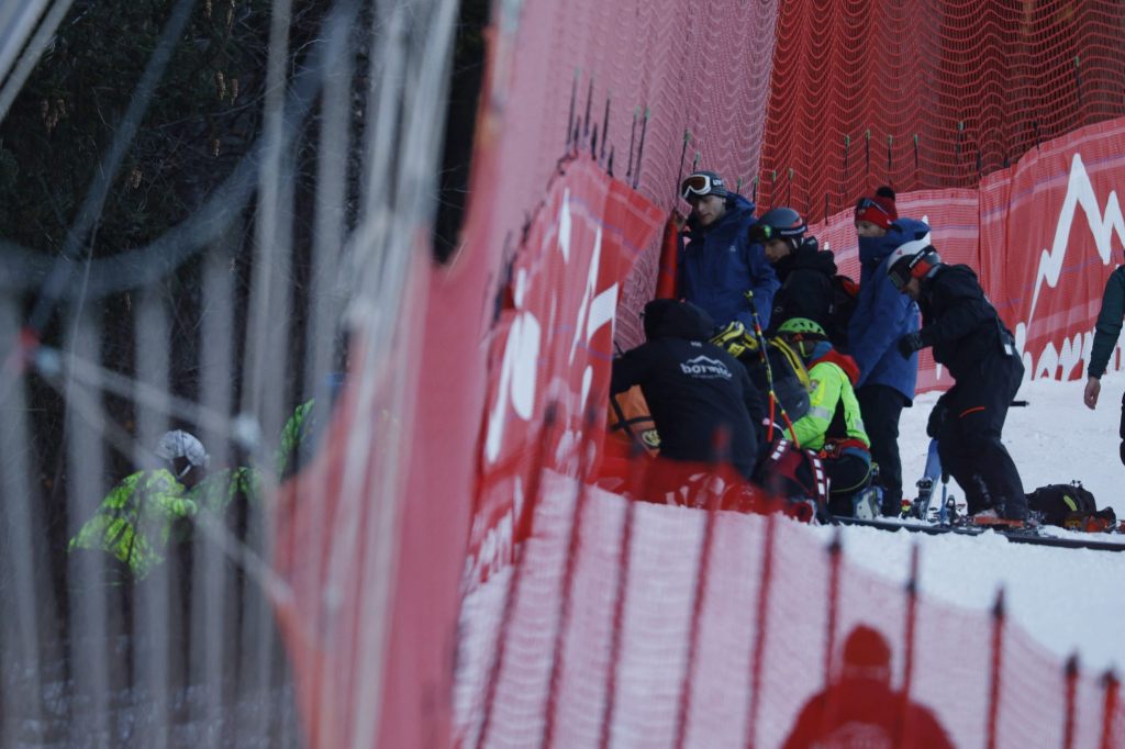 Cyprien Sarrazin stürzt im Abfahrts-Training von Bormio schwer