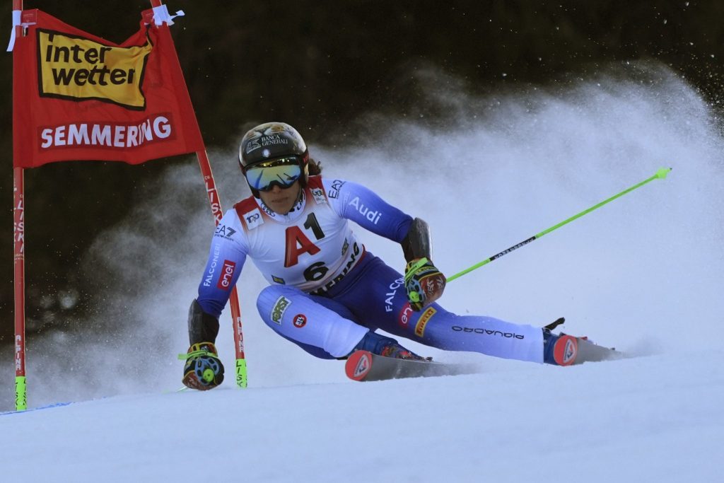 Federica Brignone siegt beim Riesenslalom in Semmering
