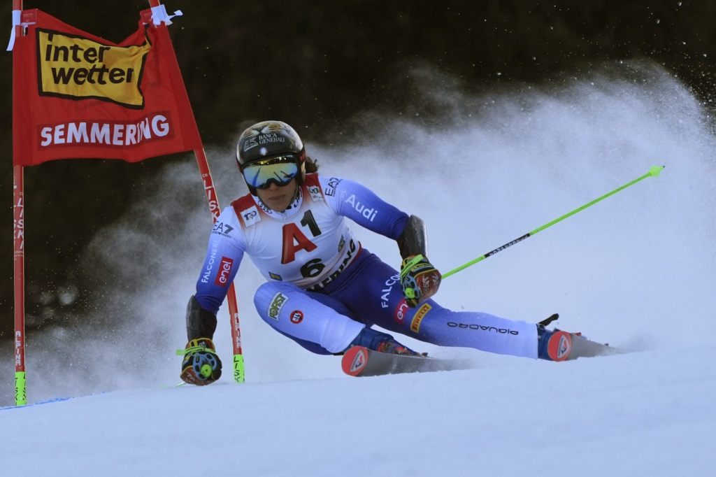 Federica Brignone siegt beim Riesenslalom in Semmering