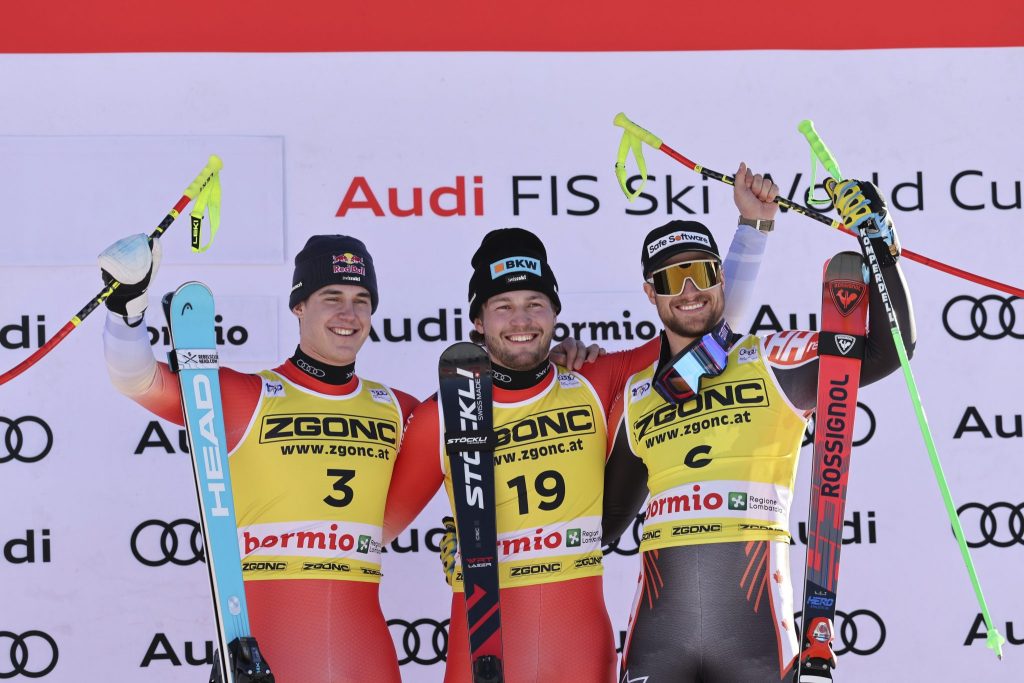 Monney und Von Allmen holen bei Abfahrt in Bormio nächsten Schweizer Doppelsieg