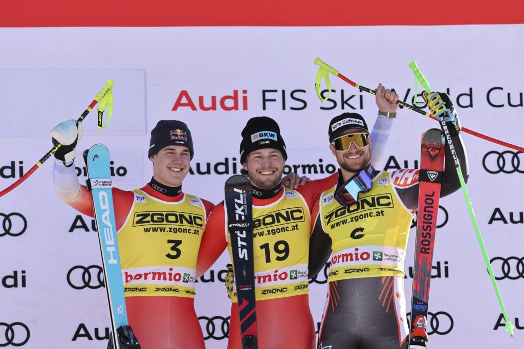 Monney und Von Allmen holen bei Abfahrt in Bormio nächsten Schweizer Doppelsieg