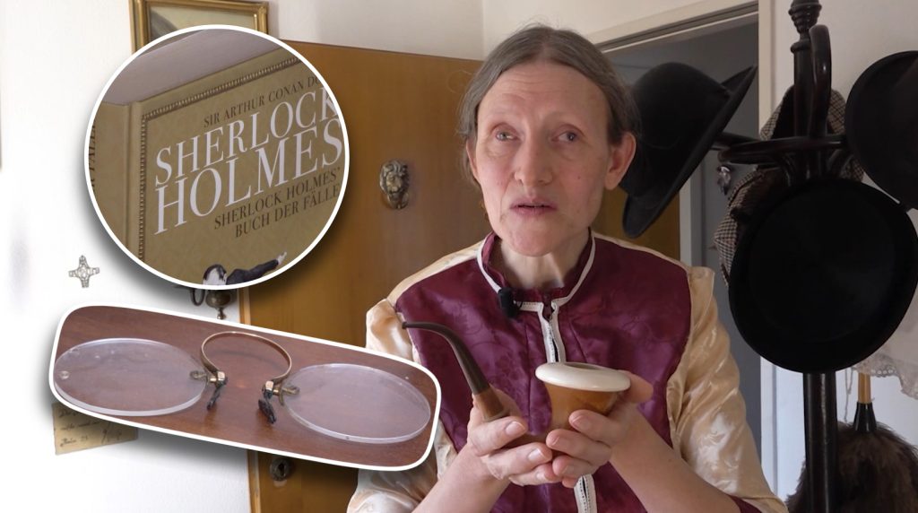 In dieser Frau aus Ettingen lebt die Legende von Sherlock Holmes weiter